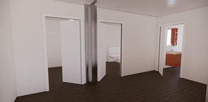 Casa Contenedor de 2 Pisos, Estructura Móvil Desmontable de Acero Galvanizado, Fácil Montaje, Paredes de Vidrio, Terraza, Hotel Contenedor - Product Image 5