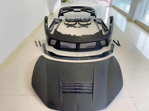 Nuevo Kit de Carrocería de Fibra de Carbono ZNDR para 458, Estilo PD Mejorado, Parachoques Delantero y Trasero, Capó, Alerón, Difusor, Faldones Laterales, Autoadhesivo - Product Image 2
