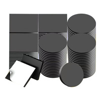 Feuille d'aimant Adhésif Sublimation Magnet Blanks Aimant de voiture carré de 4x3 pouces avec service de traitement de pliage Feuille magnétique
