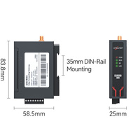Gateway Industrial IoT, Gateway IoT de Borde Industrial, Convertidor de Protocolo Modbus a MQTT 4G LTE para ThingsBoard y EMQ Cloud Tel...