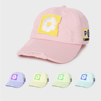 Casquette de baseball en coton lavé avec logo brodé personnalisé, style délavé, pour papa, ODM