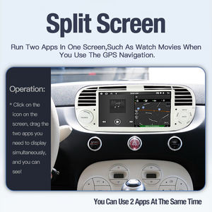 Autoradio multimédia STWEI 7 pouces pour FIAT 500 Abarth 2007-2015, autoradio Android 13, stéréo auto, WIFI, CarPlay, lecteur audio GPS, MP4 - Product Image 4