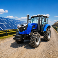Tracteur agricole 4x4 Majestic 120 CV avec cabine climatisée, système hydraulique robuste, levage haute performance et électrique
