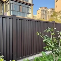 Panneaux de clôture en aluminium thermolaqué durables - Clôture de jardin sécurisée antirouille provenant d'un fournisseur d'usine chinois