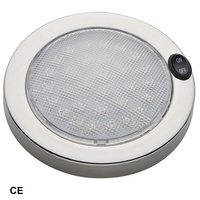 Lampe de dôme LED de 5-1/2 pouces Saturn RV Caravan Marine Boat Interior Lamp certifiée CE/RoHS/REACH