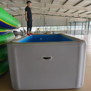 2026 Sommer Neuer Maßgefertigter Rechteckiger Wasserspaß-<span class=keywords><strong>Pool</strong></span> aus DWF <span class=keywords><strong>PVC</strong></span>-Material Aufblasbarer Schwimmpool - Product Image 1