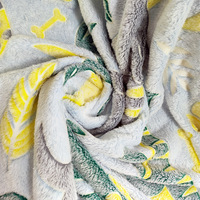 Ensemble de couvertures douillettes qui brillent dans le noir pour l'hiver, nouvelle couverture en peluche pour lit, canapé design, couvertures avec logo