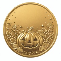 Autocollant en métal personnalisé pour Halloween, directement de l'usine, sans placage