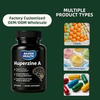 OEM/ODM Marque Privée Huperzine A Naturelle : Soutien Nutritionnel Cérébral pour la Santé Cérébrale des Adultes et des Seniors, Clarté Mentale, Végétalien, Sans Gluten