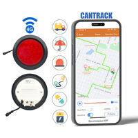 Rastreador GPS de Marca Reconocida Cantrack G08L, Dispositivos de Rastreo GPS con Luz Trasera Doble, Soluciones GPS Simuladas, Rastreador GPS para Remolques, Rastreador GPS 4G