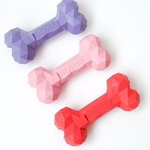 Jouet à mâcher pour chien en caoutchouc écologique pour les mâcheurs agressifs, design en forme de diamant pour la santé des dents et des gencives, utilisation en intérieur/extérieur - Product Image 5