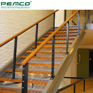 Home Balcony Metal <strong>4</strong> 6 8 10 Wire Railing Cost 304 316 Stainless Steel Cable <strong>Handrail</strong> System - Product Image 5