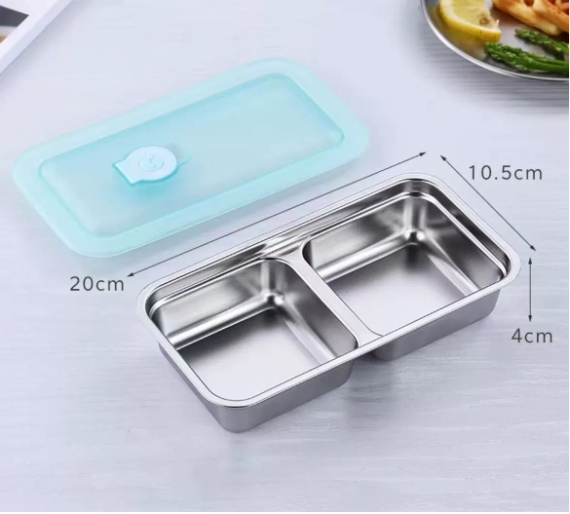 Double Compartment Blue