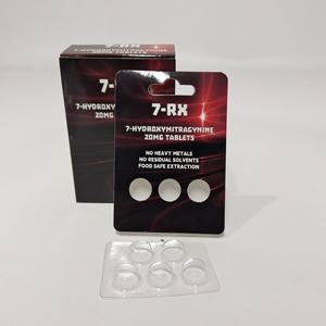 Özel baskı 7-OH 30MG 1CT Mylar Tablet ekran perakende kutusu <span class=keywords><strong>30</strong></span> adet Blister kağıt kartı 7-OH hap <span class=keywords><strong>30</strong></span> Tablet örnek poşet - Product Image 6