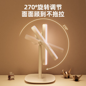 LED Smart Makeup <b>Mirror</b> <b>Square</b> With Light Fill Light For Bedroom Desk Student Dormitory Use - Product Image 3