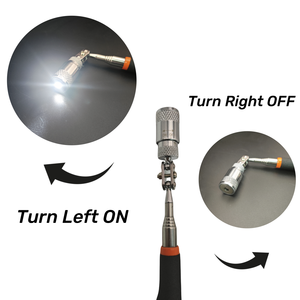 เครื่องมือหยิบแม่เหล็กไฟแอลอีดีชุดอุปกรณ์รับแสงแม่เหล็กแบบดั้งเดิมอุปกรณ์เก็บกล้องส่องทางไกลแบบแม่เหล็ก - Product Image 6