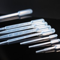 Pipette compte-gouttes jetable transparente en plastique pour échantillons liquides, outil de mesure pour médicaments et laboratoire