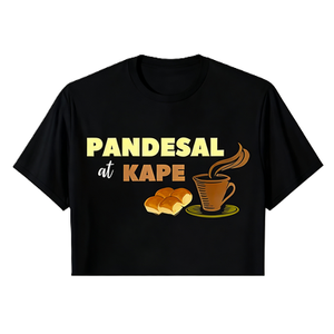 Camiseta Pandesal at <span class=keywords><strong>Kape</strong></span> Filipino Breakfast, Camiseta Bread and Coffee Pinoy Foodie - Product Image 2
