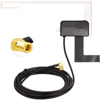 Antenne de voiture DAB + avec prise de lanterne DIN Port mâle Antenne de récepteur radio numérique pour autoradio