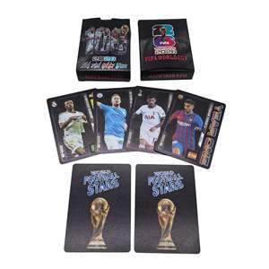Oferta Especial: 55 Tarjetas Coleccionables de Fútbol con Lámina Dorada 2026, Tarjetas de Estrellas <span class=keywords><strong>Messi</strong></span> y Ronaldo - Product Image 5