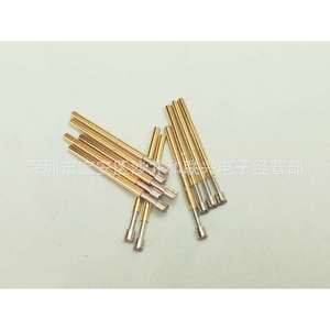 P50-H 0.68mm Gold Plated Brass Spring <b>Terminal</b> Industrial Use - Product Image 2