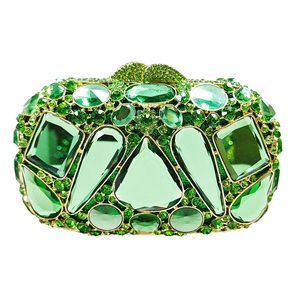 Women Gemstone Clutch Purse Sparkly Rhinestone Evening Bag Fancy Pillow Handbag for Night Out Evening Party Disco - Product Image 6