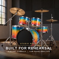 Batterie de percussions Maple Birch DW13 5 pièces, coques stratifiées 2 plis érable et 5 plis bouleau pour la pratique et la scène