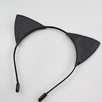 PESENAR Oreilles et queue de chat noir, costume de chat pour femmes, accessoires de costume Halloween Party Cosplay Costumes Set pour adultes femmes