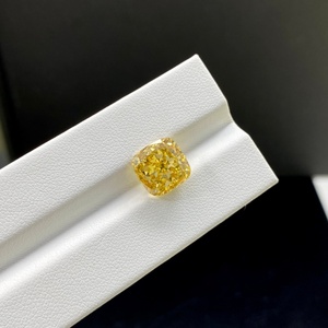 Diamante CVD Cultivado en Laboratorio, Corte Cojín, Amarillo Intenso de Lujo, Certificado IGI, 5.05ct, VS2 - Product Image 2