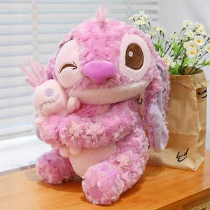 Kiraz Çiçeği Tavşan Peluş Oyuncak Yumuşak Kısa Peluş PP Pamuk Dolgulu Şifalı Küçük Altın Gül Kadife Tasarım Çocuklar İçin - Product Image 2