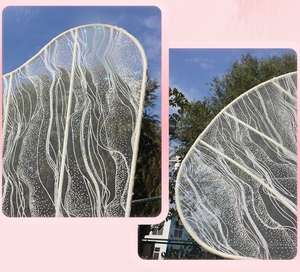 ฉากหลังกลีบผีเสื้อเหล็กใหม่สำหรับงานแต่งงาน ฉากเวที อุปกรณ์ประกอบฉาก และการตกแต่งงานอีเว้นท์ในห้างสรรพสินค้า - Product Image 6