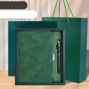 Customized Hardcover <b>Diary</b> Pen Gift Set Soft Cover Pu Leather <b>Notebook</b> With Paper Box and Bag - Product Image 5