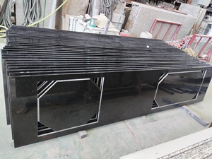 Đá Hoa Cương Khối Nhà Sản Xuất Đá Cẩm Thạch Thiên Hà Đen Ấn Độ Và Giá Đá <span class=keywords><strong>Granite</strong></span> Nhà Bếp Tấm Đá Tự Nhiên Hàng Đầu - Product Image 2