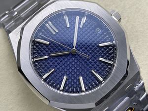 Reloj Mecánico de Buceo de Lujo, Super Calidad, Resistente al Agua, 41 mm, Fábrica DDF, Movimiento 4302, 15510, Peso 178 g, Color Azul Hielo - Product Image 2