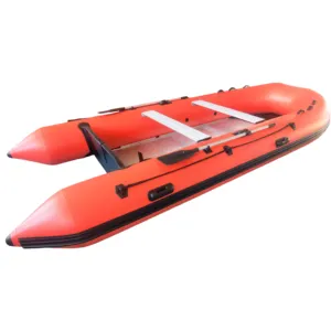 Barco a remo inflável para resgate em PVC, barco inflável de borracha para venda
