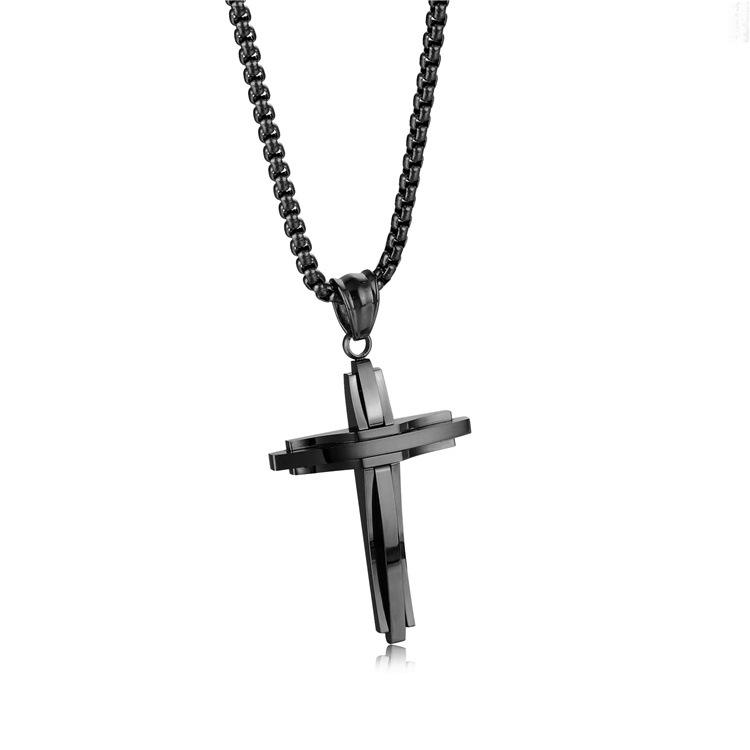 สร้อยคอปืนสีดำ