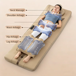 Coussin de massage vibrant et pétrissant entièrement automatique pour la taille et les pieds, usage domestique, étirement corporel complet, avec airbag électrique pour le dos, pliable - Product Image 2