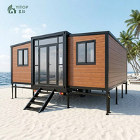 Edificio de Oficinas en Contenedores, Casa Contenedor de 20 pies/40 pies con 2, 3, 4 o 5 Dormitorios, Casa Prefabricada Expandible, Villa Pequeña en Australia