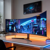 Entrega rápida en stock Monitores de computadora para oficina y trabajo de diseño de 34/19/49 pulgadas 1K/2K/4K/5K 3840*2160p planos 120hz 4ms