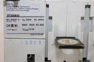 Desconectador de Interruptor OT250E03 de 250A para PLC - Product Image 3