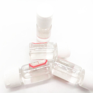 Synthetic Flavor <b>Liquid</b> Daily Use Fragrance Essence Bottles Clear Glass With White Caps - Product Image 1