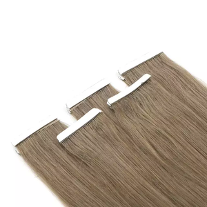 Extensions de cheveux humains vierges de qualité supérieure Jasmine Beauty, 100% Remy, européennes, à bandes adhésives, double épaisseur, avec adhésif puissant - Product Image 5