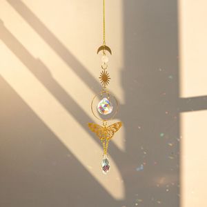Atrapasueños de Cristal Art Deco con Efectos de Luz y Sombra, Decoración de Ventana con Arcoíris - Product Image 6
