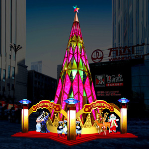 Aran — décoration de festival en plein air, grand arbre de <span class=keywords><strong>noël</strong></span>, commercial, en acrylique, avec changement de couleur brillante, taille de 10m, nouvelle collection <span class=keywords><strong>2022</strong></span> - Product Image 5
