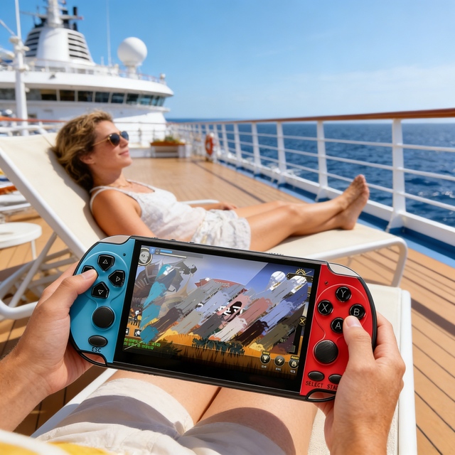 2025 Hot Portable Video Game Consoles PS3 Game Console for Kids Gift - Retro HD 128GB Classic Arcade Portable Mini Design