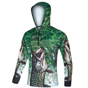 เสื้อตกปลาเด็ก แขนยาว แห้งเร็ว ป้องกันรังสียูวี สกรีนโลโก้ได้ตามต้องการ - Product Image 4