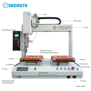360 Degree Rotation Head 4 Axis Desktop <strong>Automatic</strong> LED Spot <strong>Soldering</strong> Robot <strong>Machine</strong> - Product Image 3