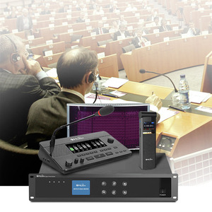 Auriculares de traductor plegable, sistema de interpretación simultánea, venta al por mayor - Product Image 2