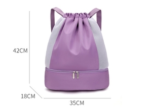 Mochila Grande con Cordón, Bolsa Deportiva para Gimnasio, Baloncesto, Playa, Natación, para Mujer, Regalo Promocional, Separación en Seco y Húmedo, Fácil de Llevar - Product Image 2