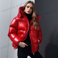 Vêtements à logo personnalisé Manteaux en duvet pour femmes de haute qualité, épais et tendance Vestes chaudes pour l'hiver Vente en gros Veste bouffante pour femmes